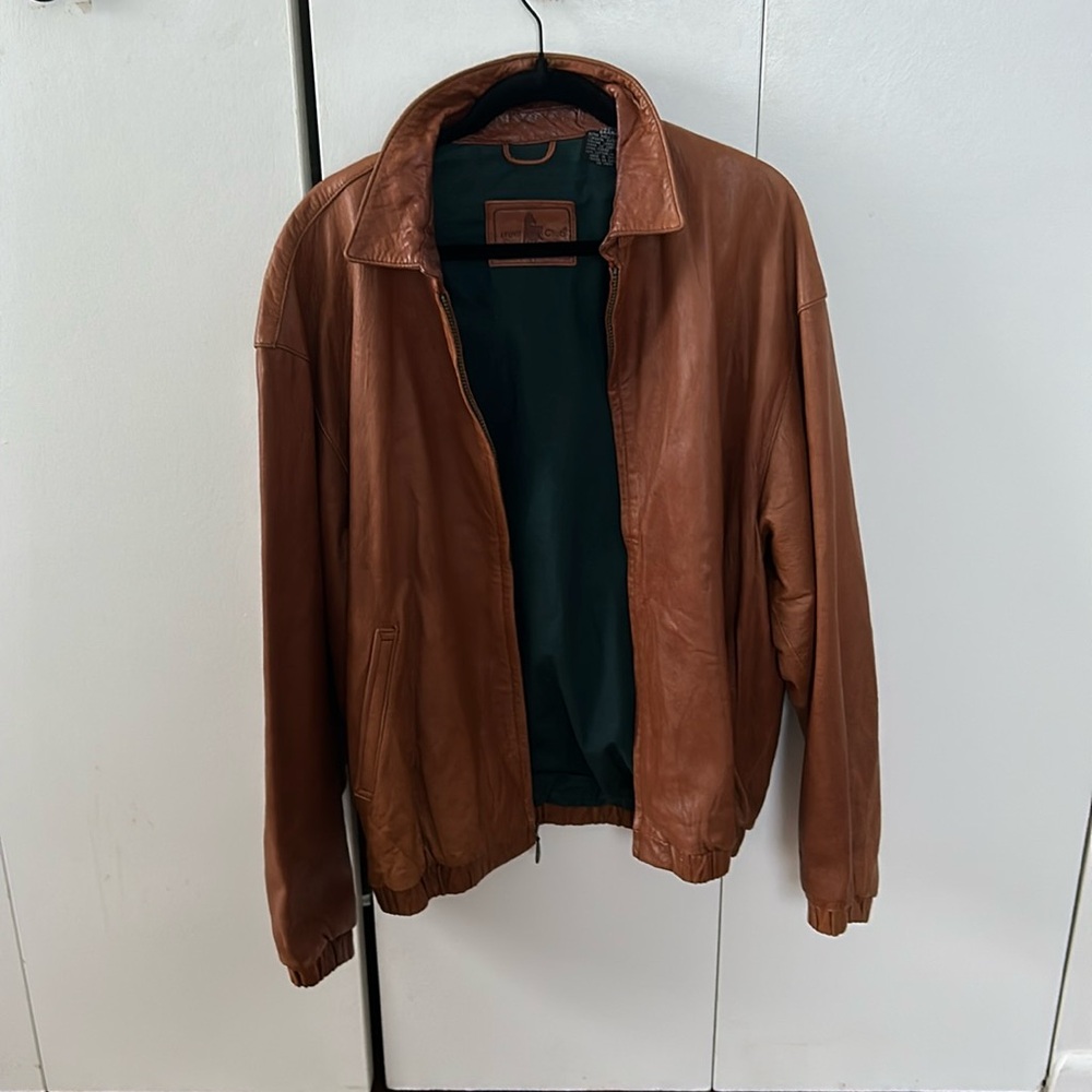 80s Genuine Leather Jacket